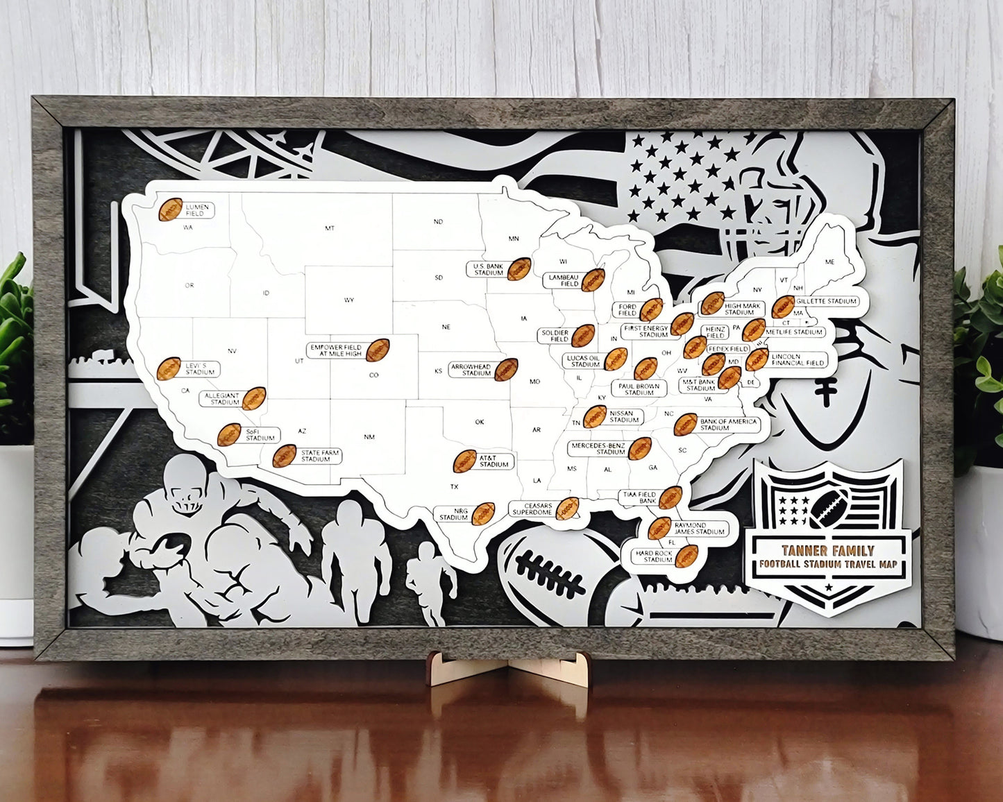 USA Stadium Series Travel Maps