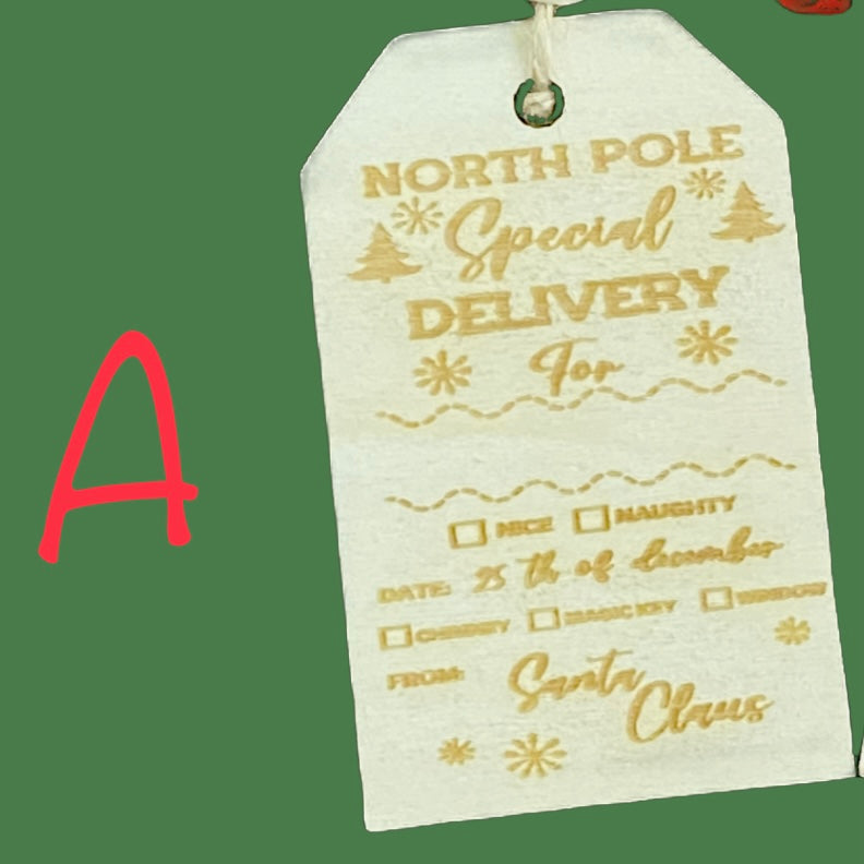 Santa Tags