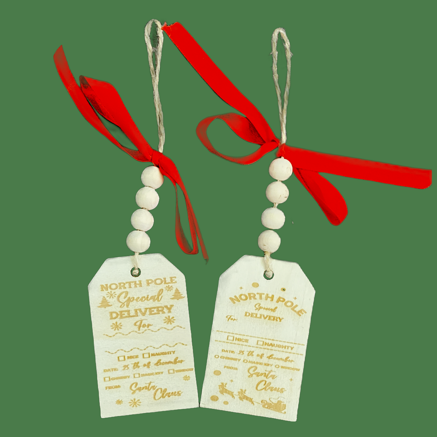 Santa Tags